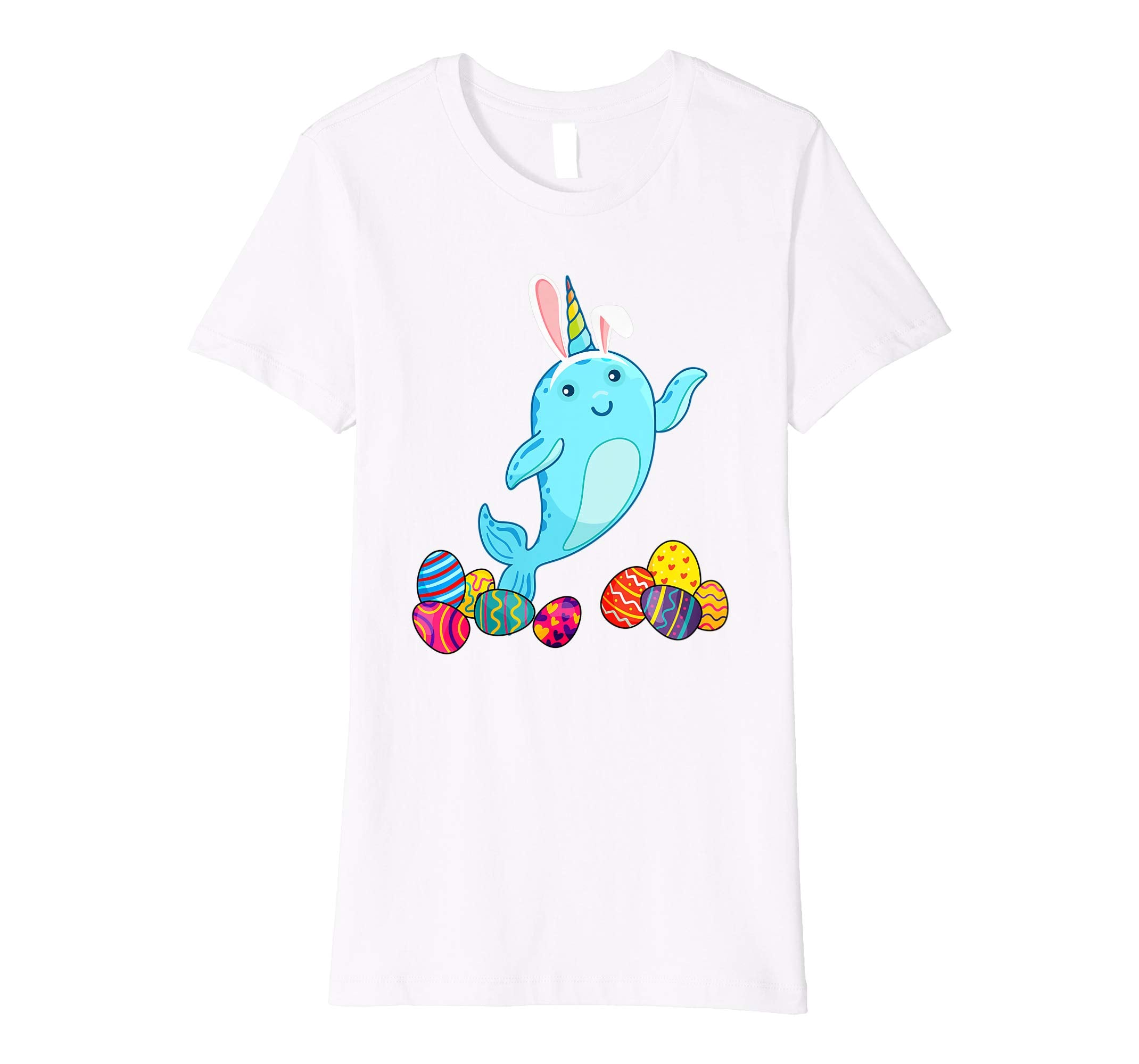 Narwhals Bunny Ear With Egg Easter Easter Day Shirt