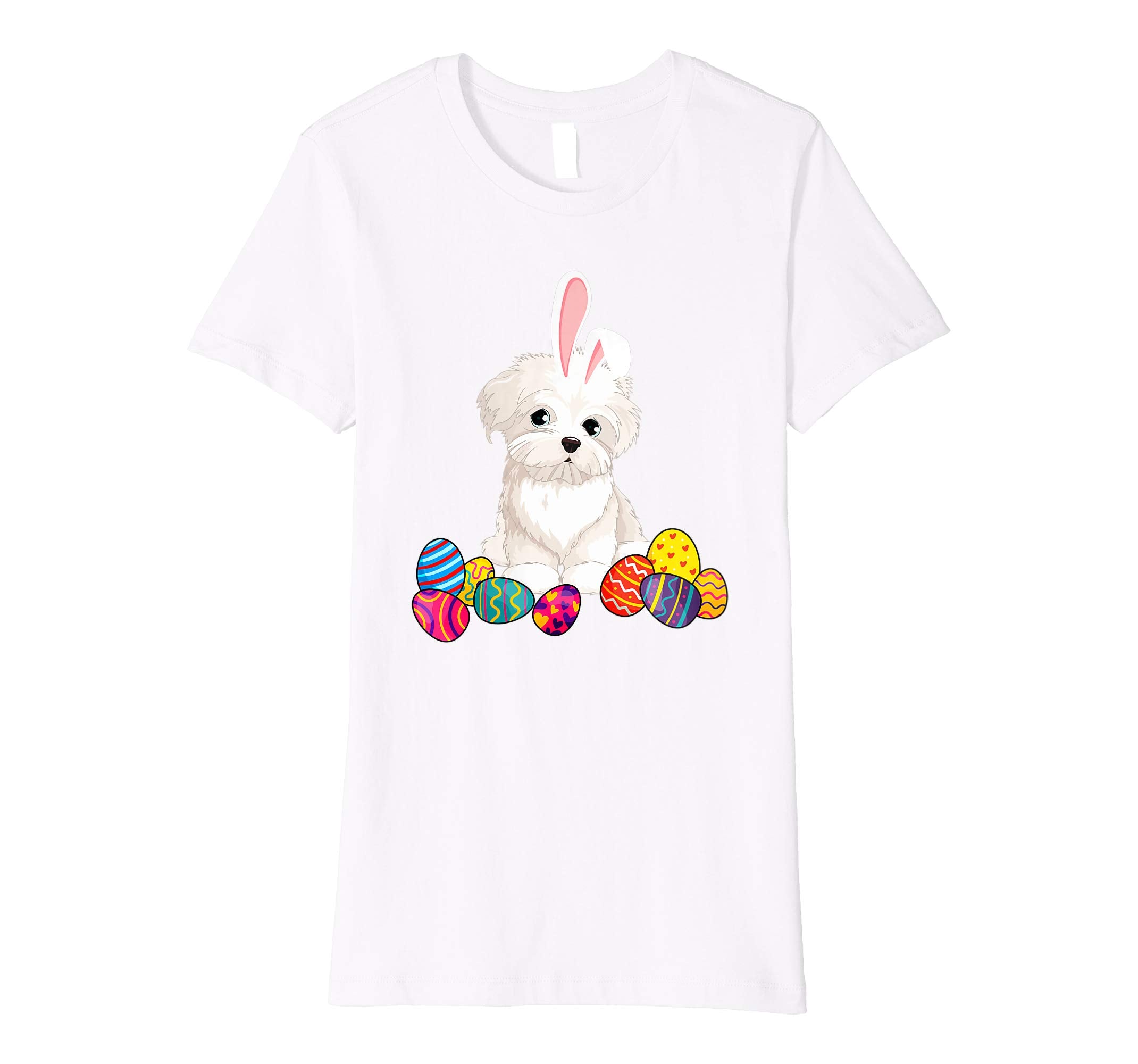 Maltese Bunny Ear With Egg Easter Easter Day Shirt