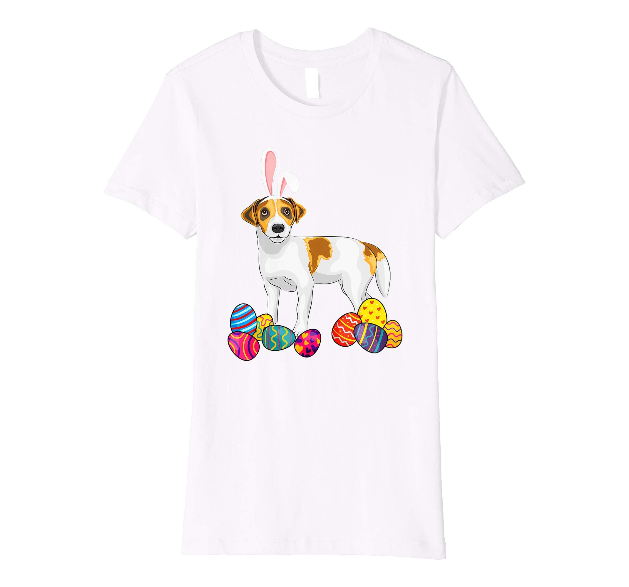 Russell Terrier Bunny Ear With Egg Easter Easter Day Shirt