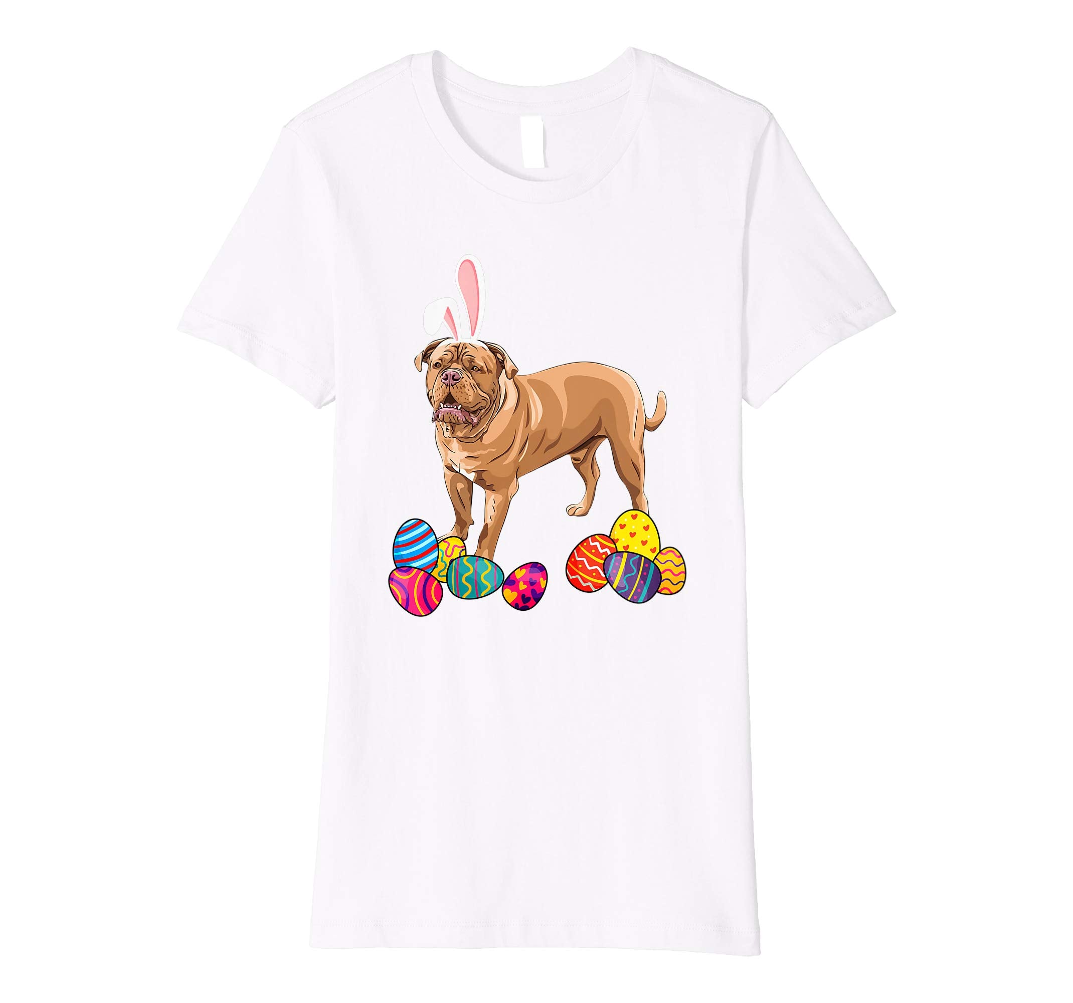 French Mastiff Bunny Ear With Egg Easter Easter Day Shirt