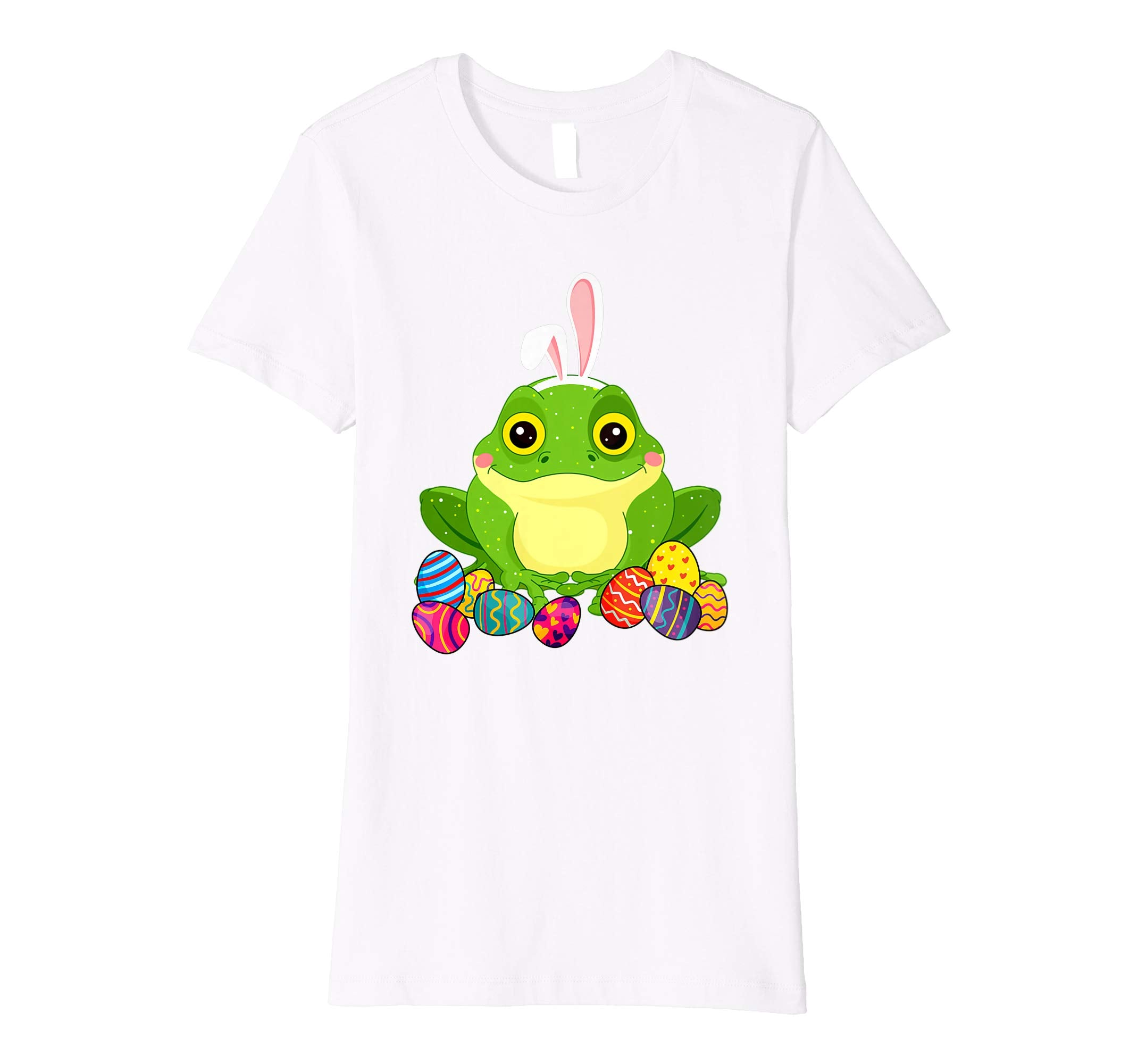 Frog Bunny Ear With Egg Easter Easter Day Shirt