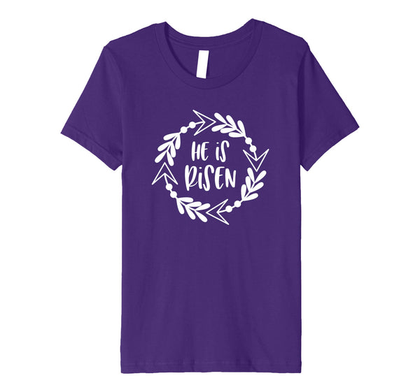 He Is Risen Resurrection Shirt-Christian Easter Tee
