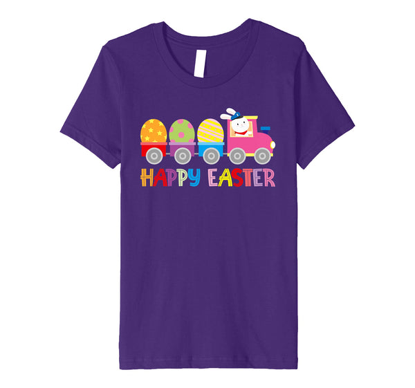Happy Easter Train Egg Hunt Kid Boys Girls Outfit Gift Shirt