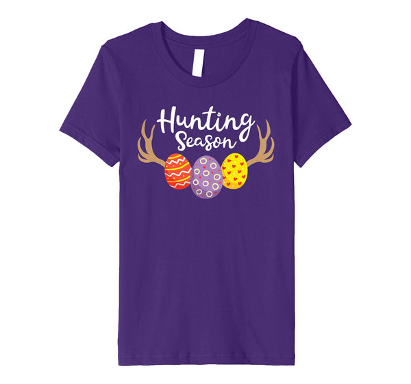Hunting Season Egg Hunt Happy Easter Kids Boys Girls T Shirt