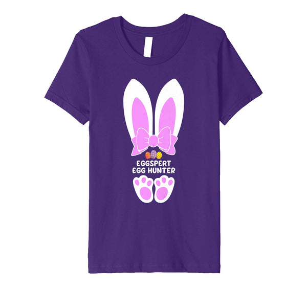 Eggspert Egg Hunter Happy Easter Kids Boys Girls T Shirt