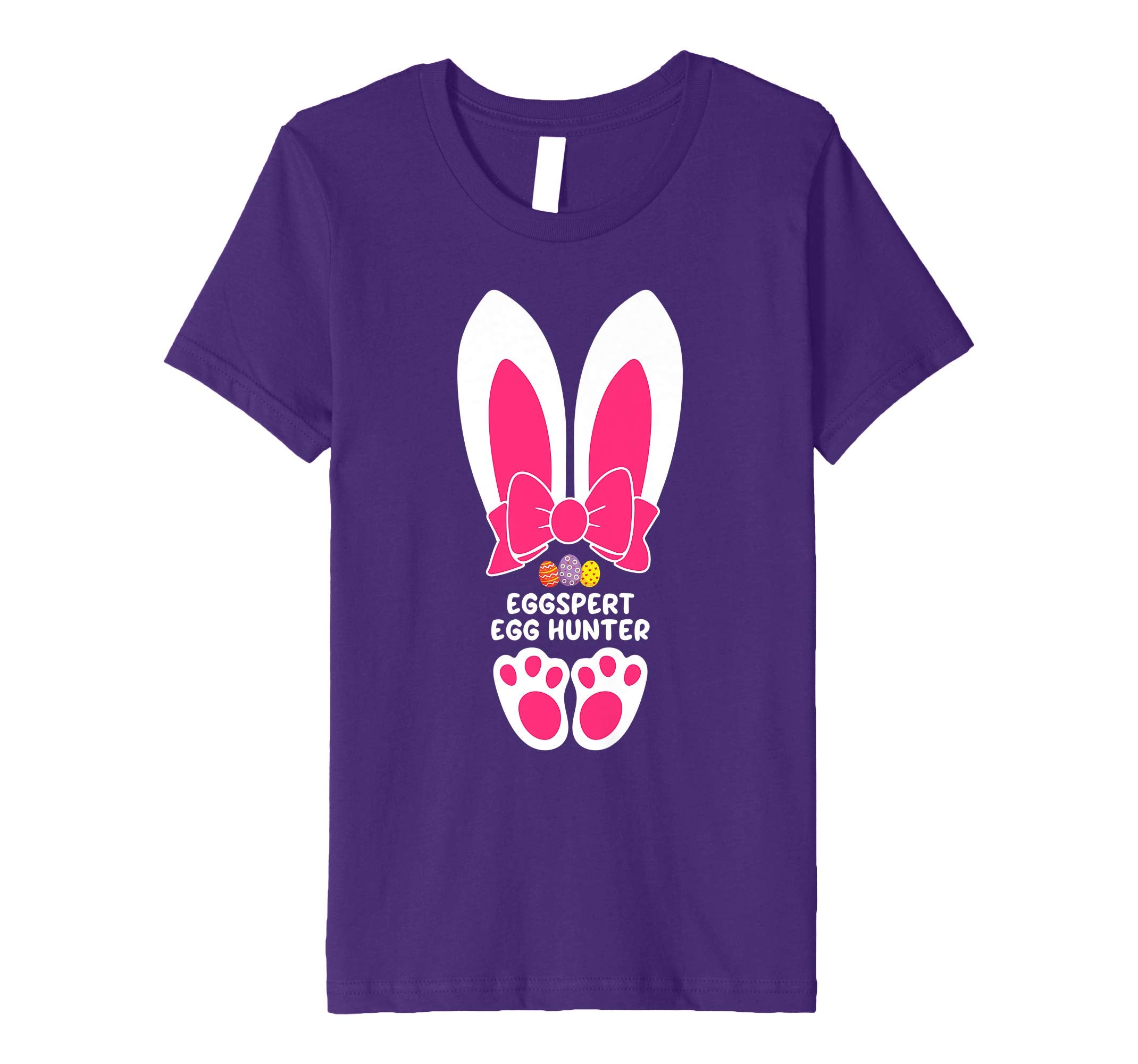 Eggspert Egg Hunter Happy Easter Kids Boys Girls T Shirt