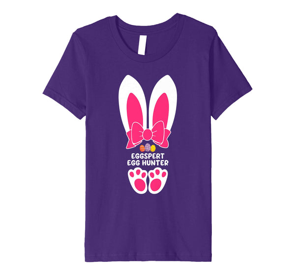 Eggspert Egg Hunter Happy Easter Kids Boys Girls T Shirt
