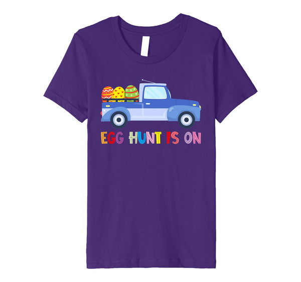 Happy Easter Truck Egg Hunt Is On Kids Boys Girls Shirt Gift