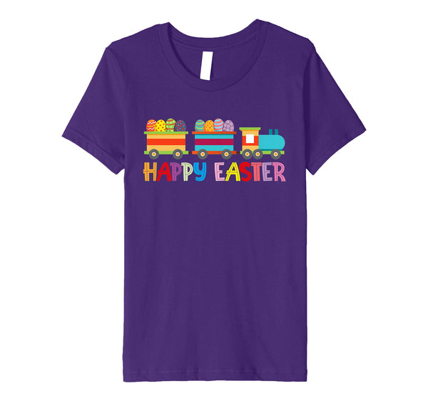 Happy Easter Train Egg Hunt Kid Boys Girls Outfit Gift Shirt