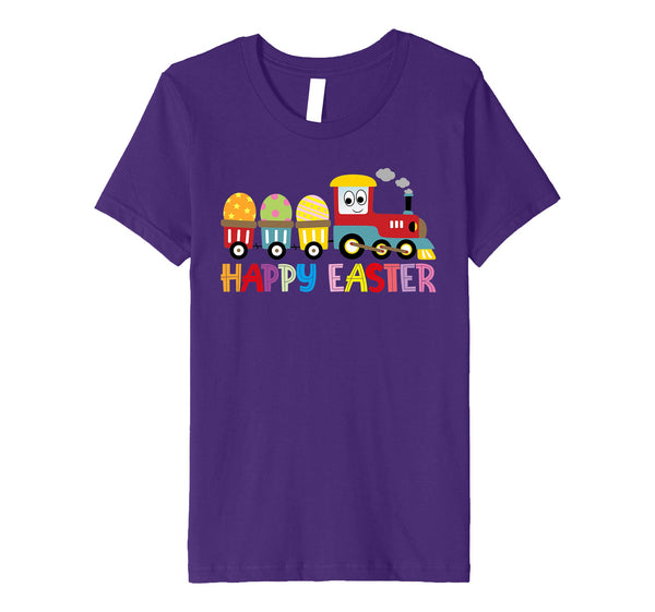Happy Easter Train Egg Hunt Kid Boys Girls Outfit Gift Shirt
