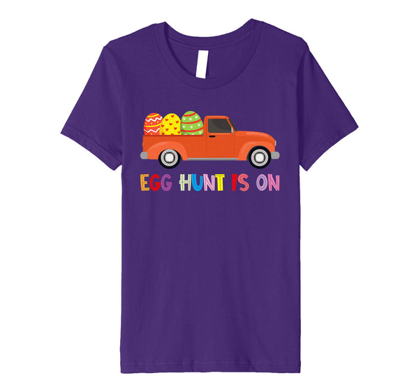 Happy Easter Truck Egg Hunt Is On Kids Boys Girls Shirt Gift