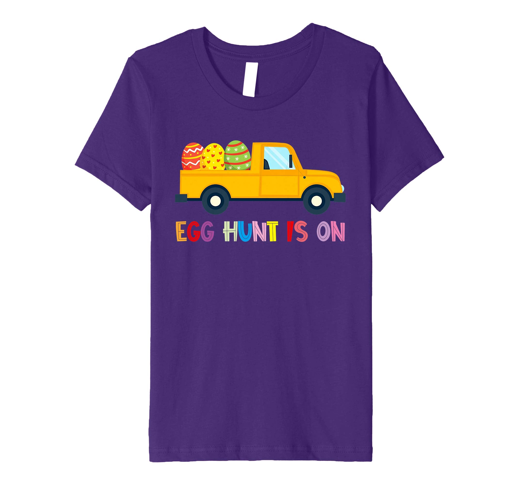 Happy Easter Truck Egg Hunt Is On Kids Boys Girls Shirt Gift