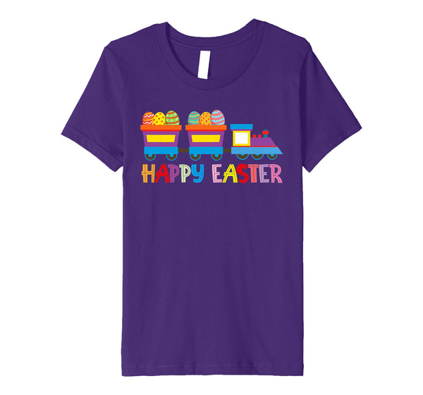 Happy Easter Train Egg Hunt Kid Boys Girls Outfit Gift Shirt