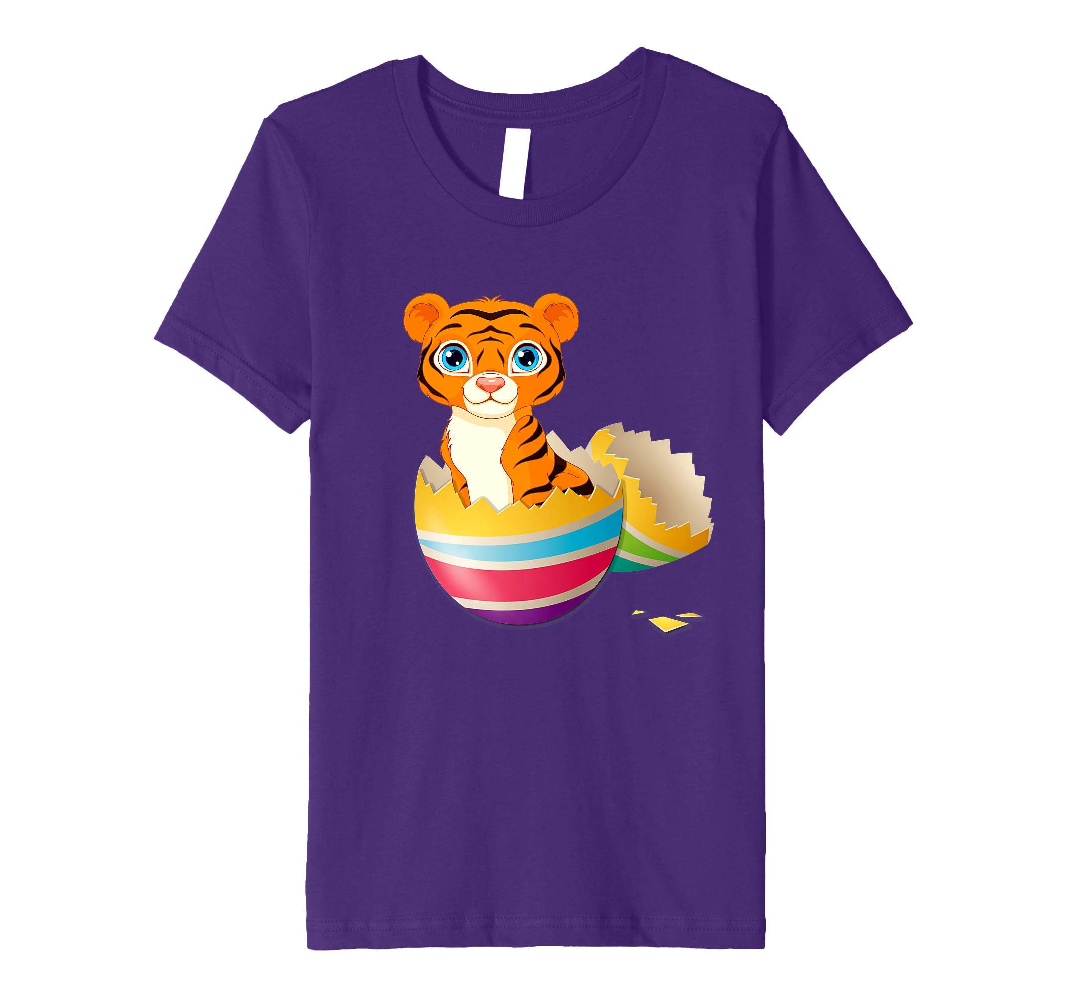 Baby Tiger Hatching From Easter Egg Easter Day Shirt