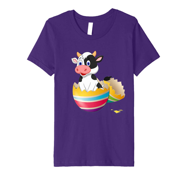 Baby Cow Hatching From Easter Egg Easter Day Shirt