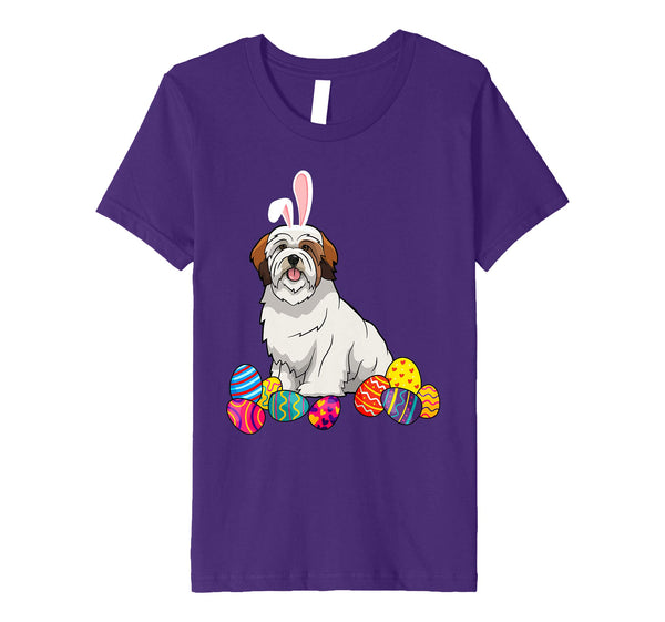 Lhasa Apsos Bunny Ear With Egg Easter Easter Day Shirt