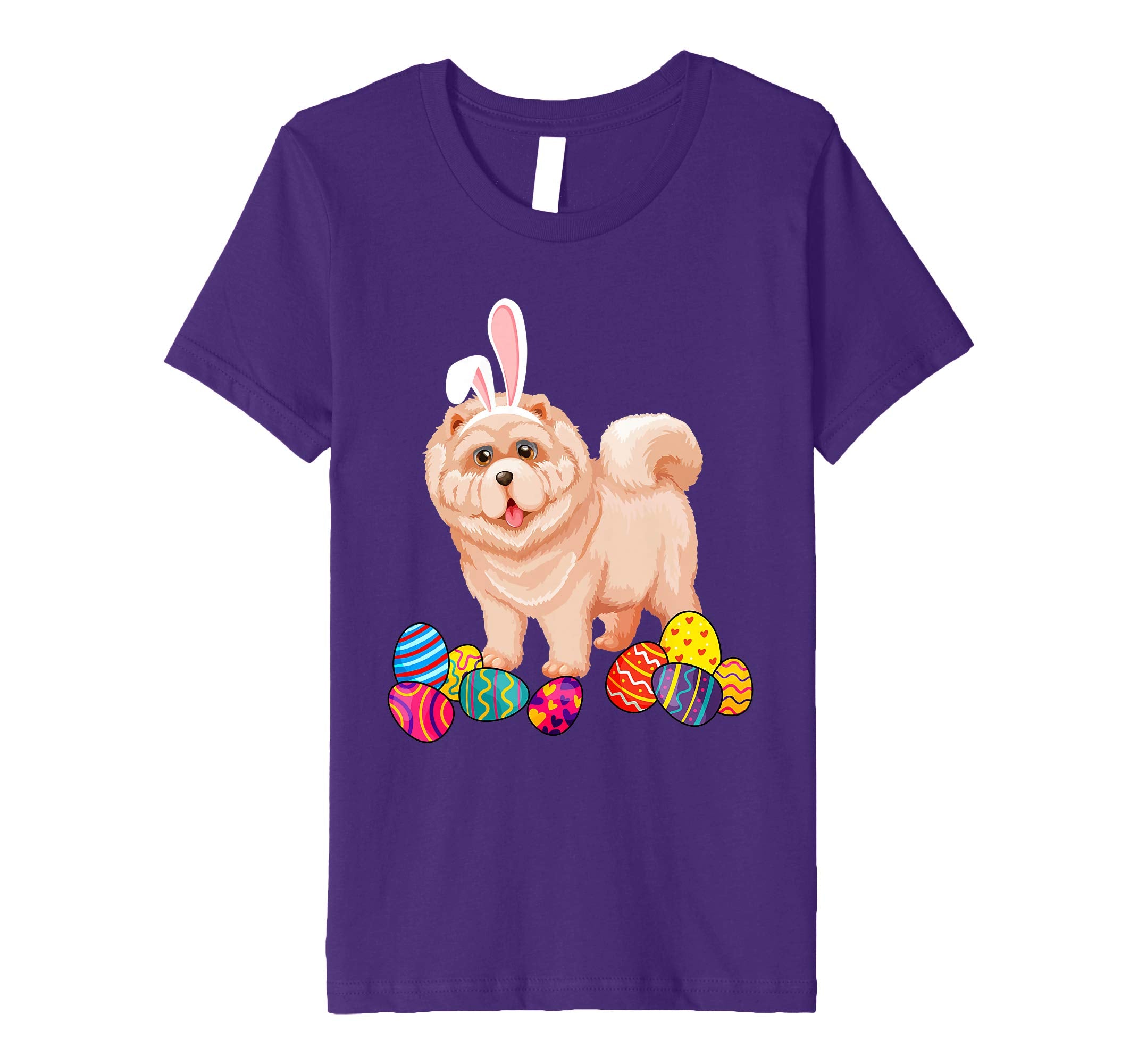 Chow Chow Bunny Ear With Egg Easter Easter Day Shirt