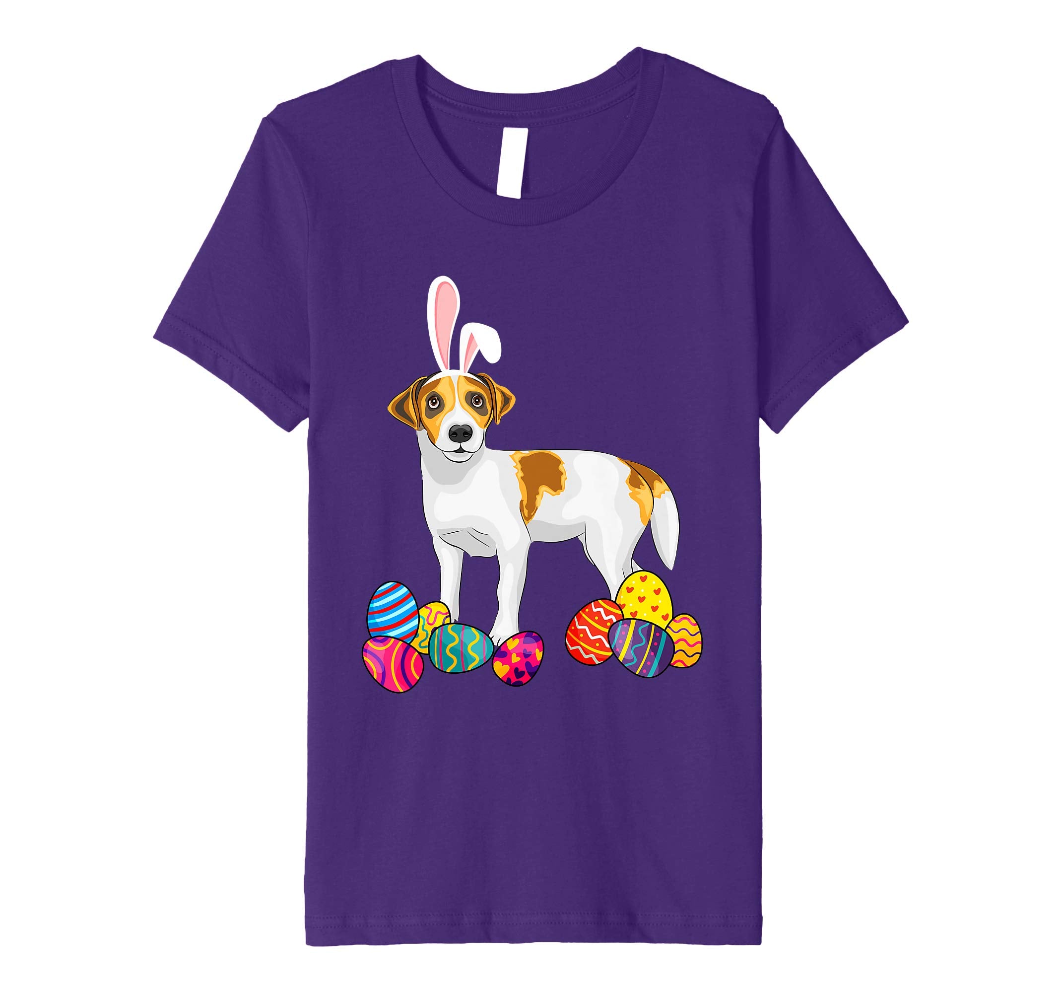 Russell Terrier Bunny Ear With Egg Easter Easter Day Shirt