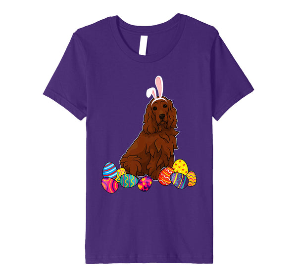 Boykin Spaniel Bunny Ear With Egg Easter Easter Day Shirt