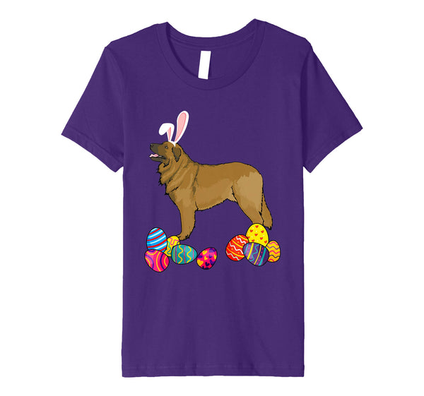 Leonberger Bunny Ear With Egg Easter Easter Day Shirt