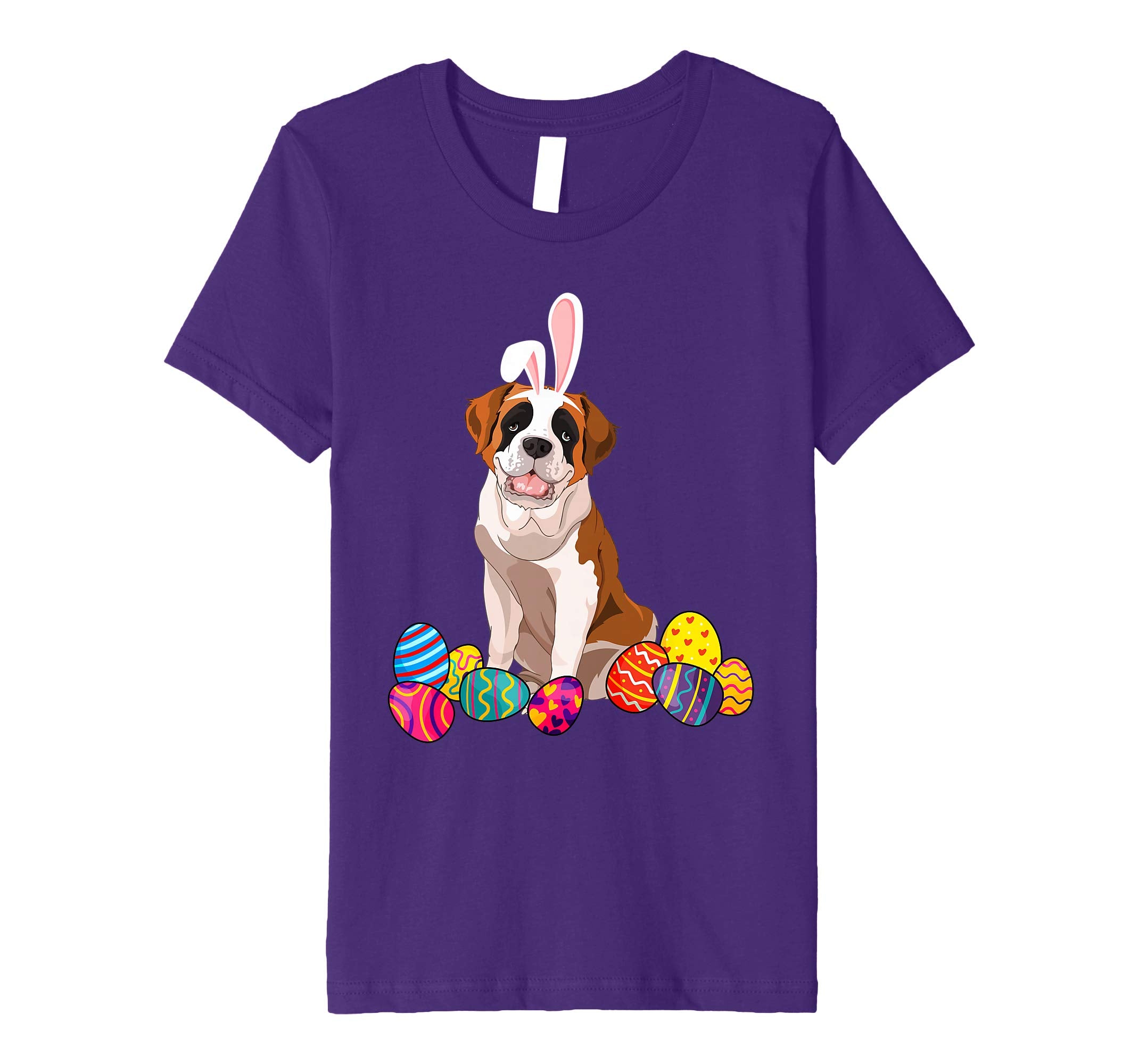 Saint Bernard Bunny Ear With Egg Easter Easter Day Shirt