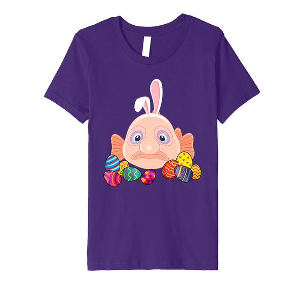 Blob Fish Bunny Ear With Egg Easter Easter Day Shirt