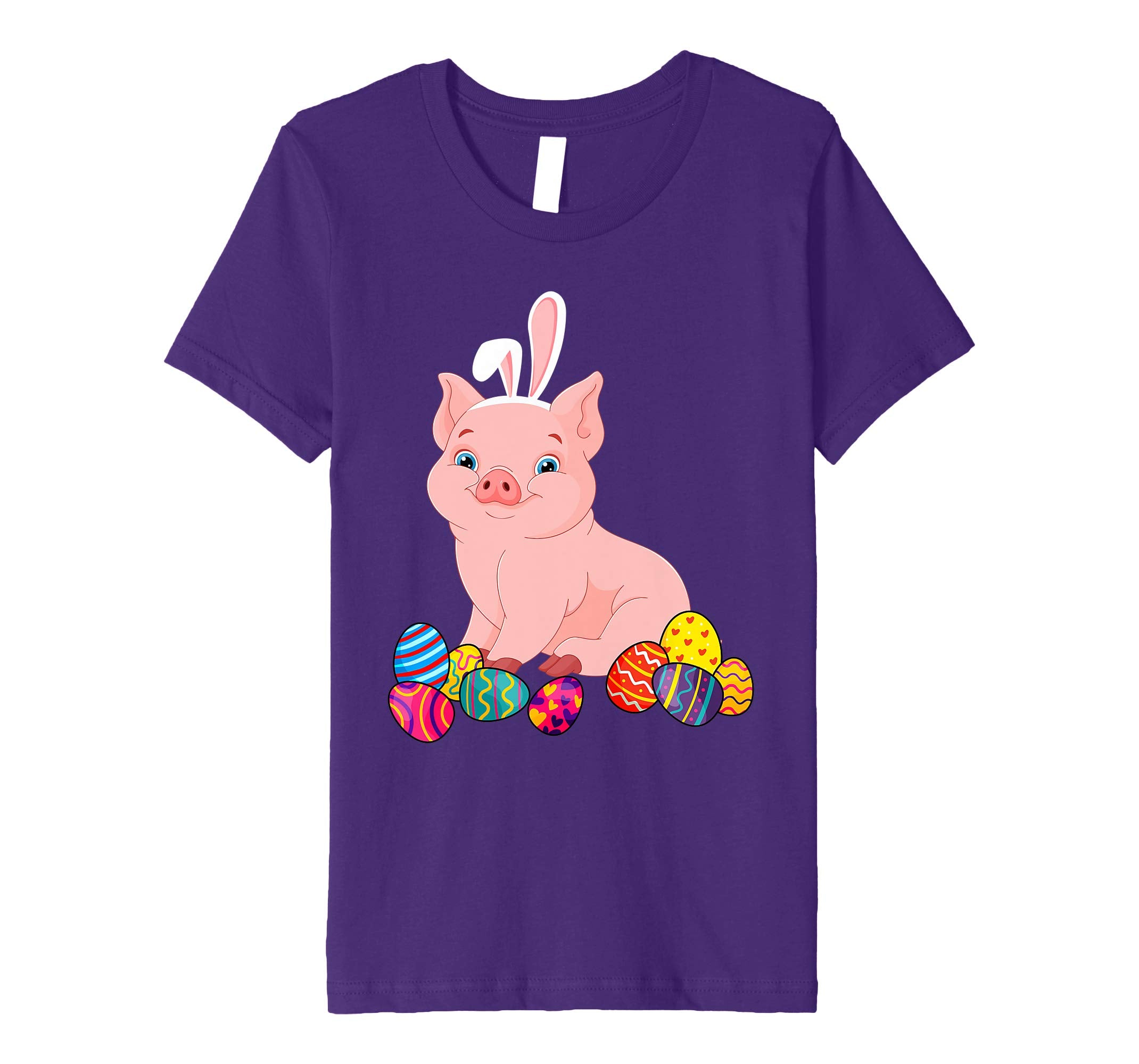 Pig Bunny Ear With Egg Easter Easter Day Shirt