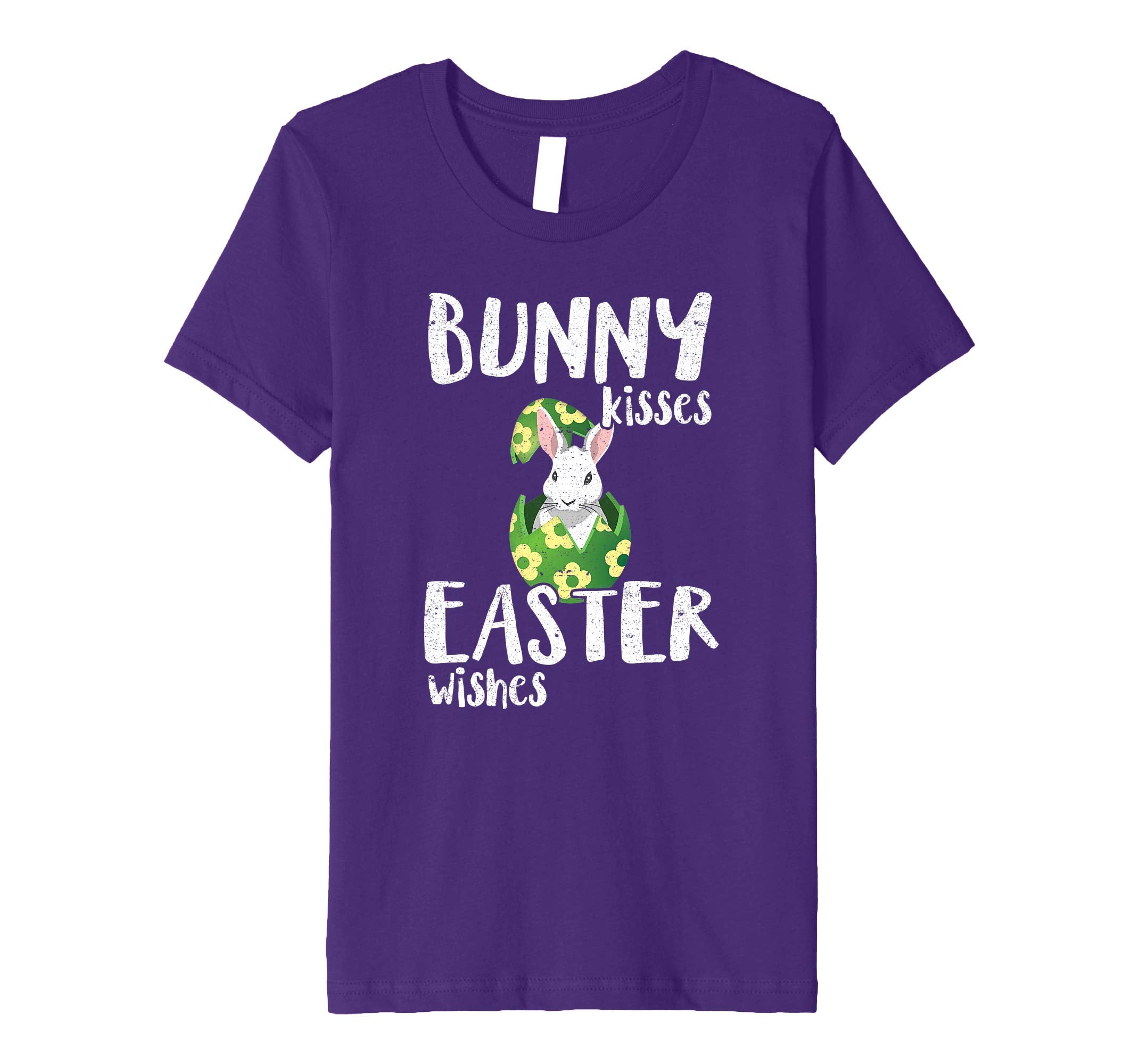 Easter Shirt For Kids Bunny Kisses Easter Wishes