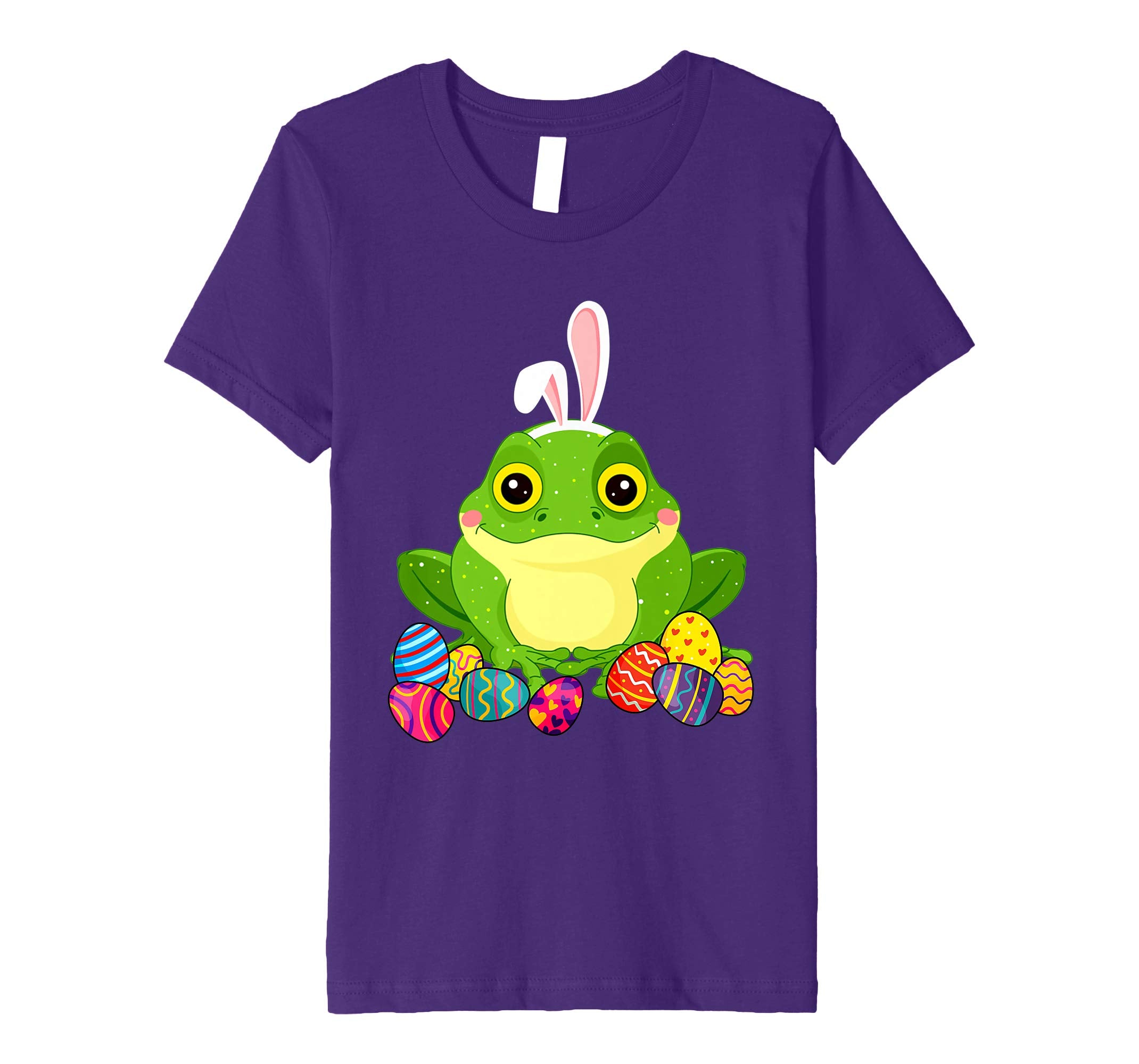 Frog Bunny Ear With Egg Easter Easter Day Shirt