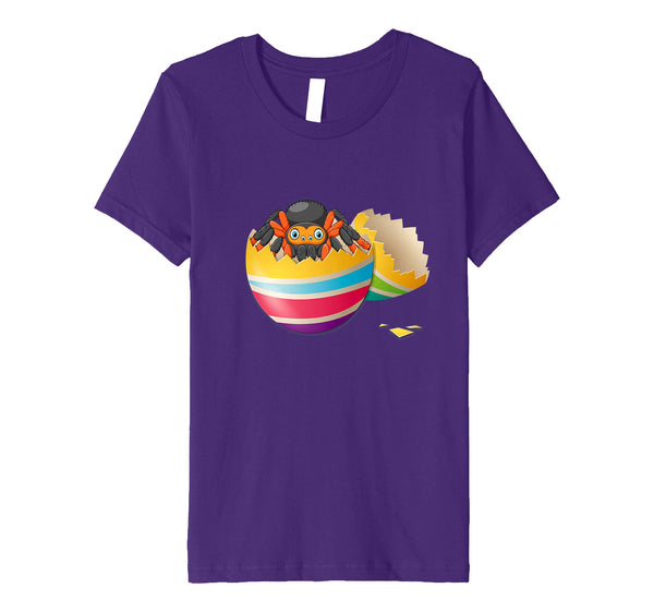 Baby Spider Hatching From Easter Egg Easter Day Shirt