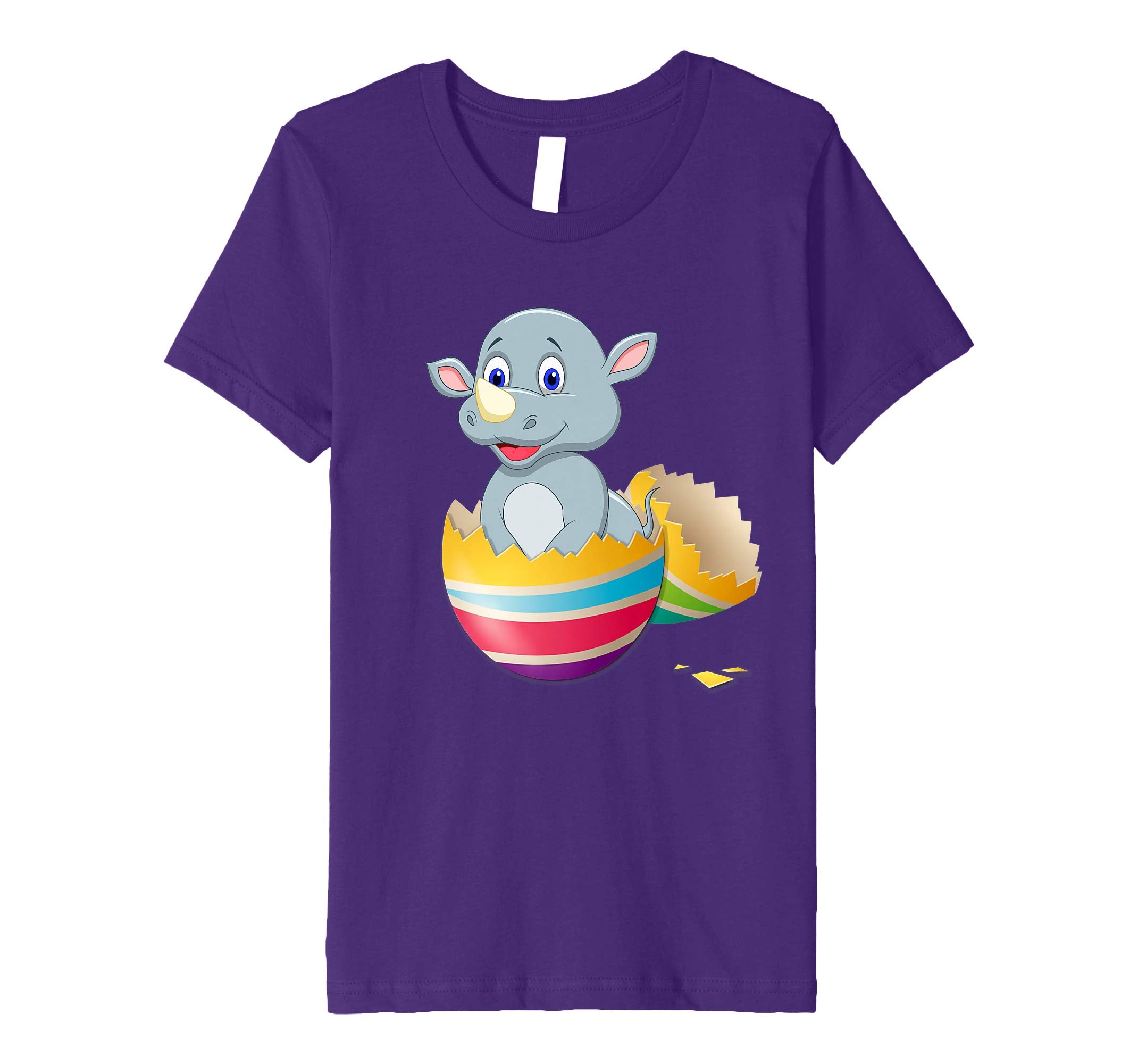 Baby Rhino Hatching From Easter Egg Easter Day Shirt