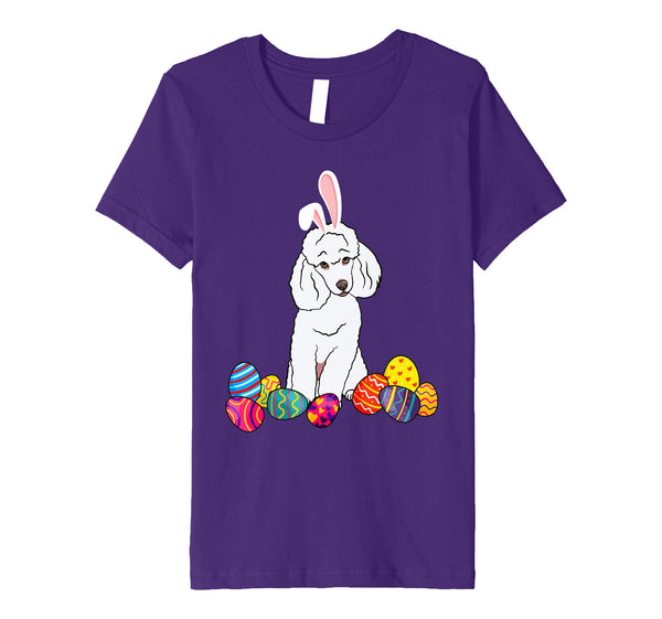 Poodle Bunny Ear With Egg Easter Easter Day Shirt