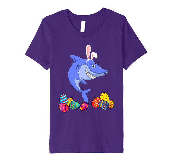 Shark Bunny Ear With Egg Easter Easter Day Shirt