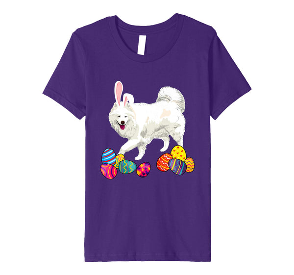 Samoyed Bunny Ear With Egg Easter Easter Day Shirt