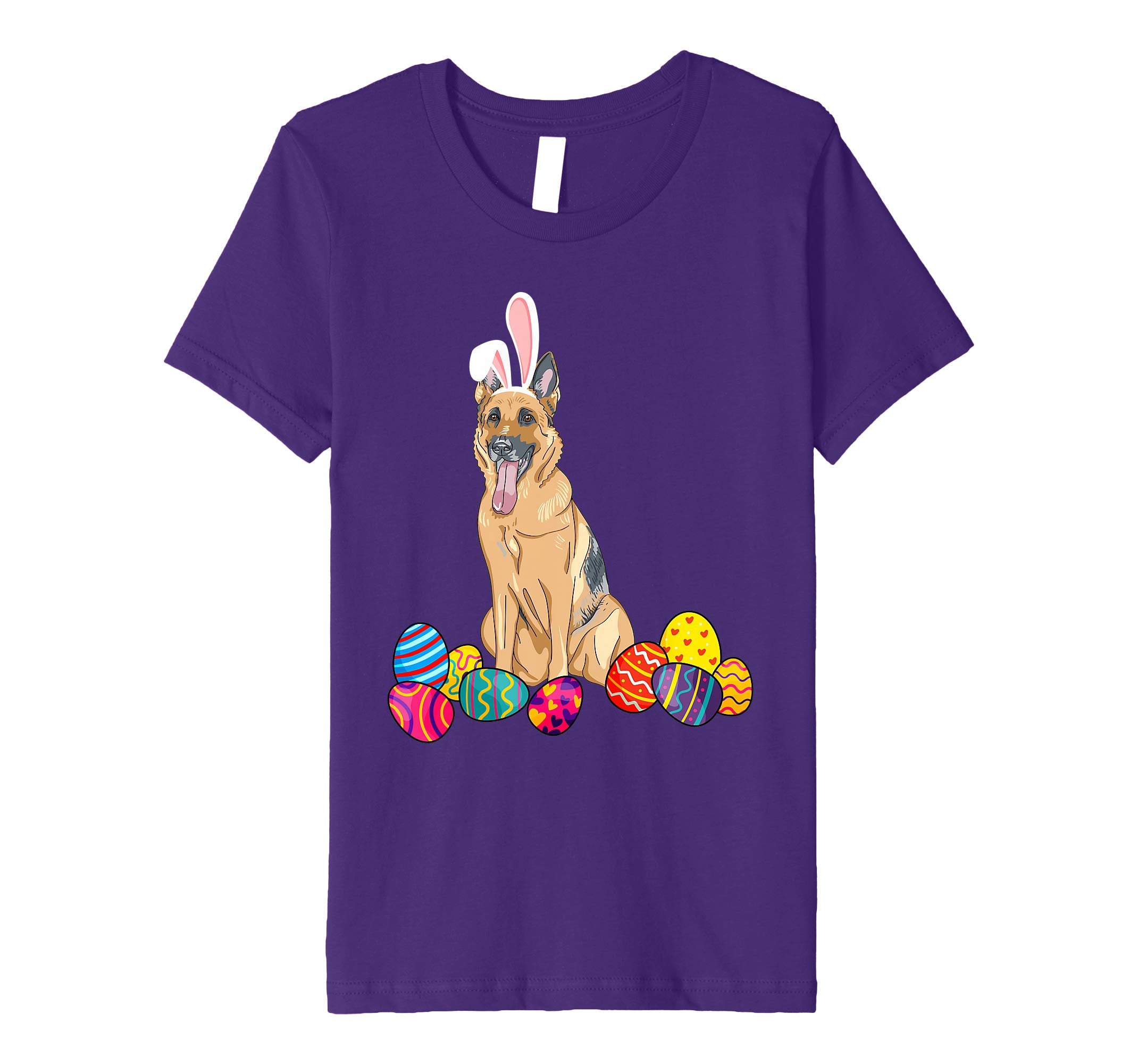 German Shepherd Bunny Ear With Egg Easter Easter Day Shirt