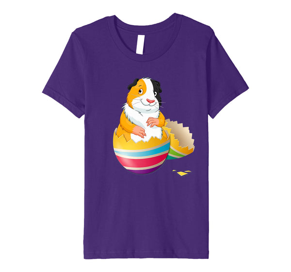 Baby Guinea Pig Hatching From Easter Egg Easter Day Shirt