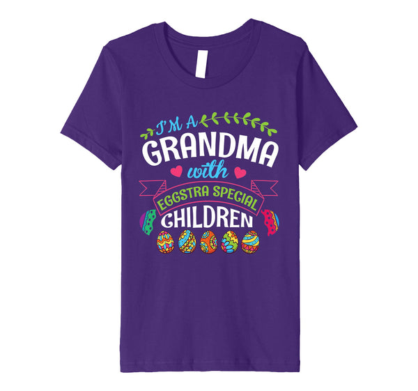 I'm A Grandma With Eggstra Special Children Easter Shirt