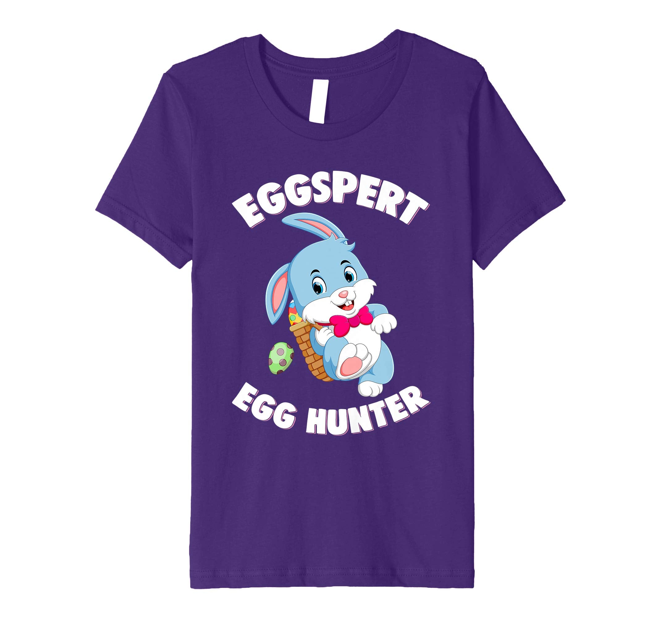 Eggspert Egg Hunter Happy Easter Kids Boys Girls T Shirt