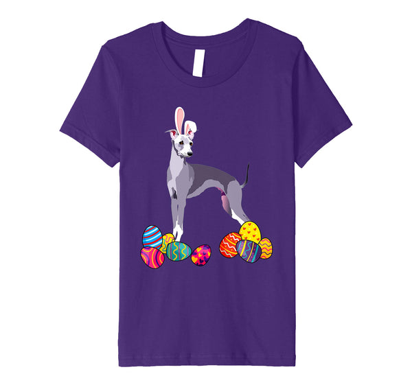 Italian Greyhound Bunny Ear With Egg Easter Easter Day Shirt