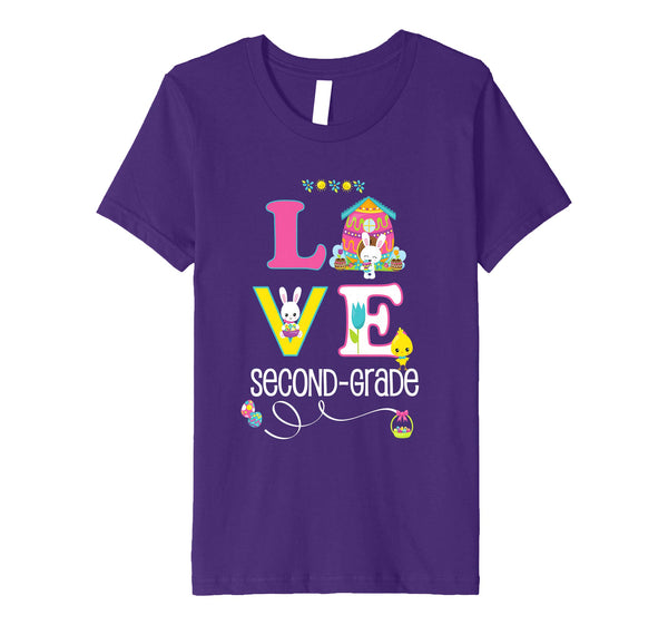 Second Grade Easter School Teacher &amp; Students Love Shirt