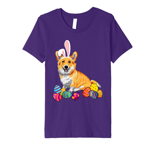 Corgi Bunny Ear With Egg Easter Easter Day Shirt