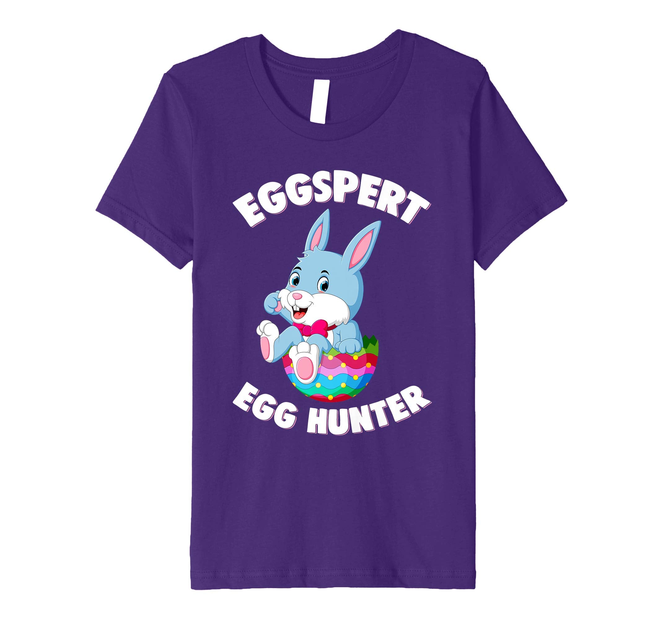 Eggspert Egg Hunter Happy Easter Kids Boys Girls T Shirt
