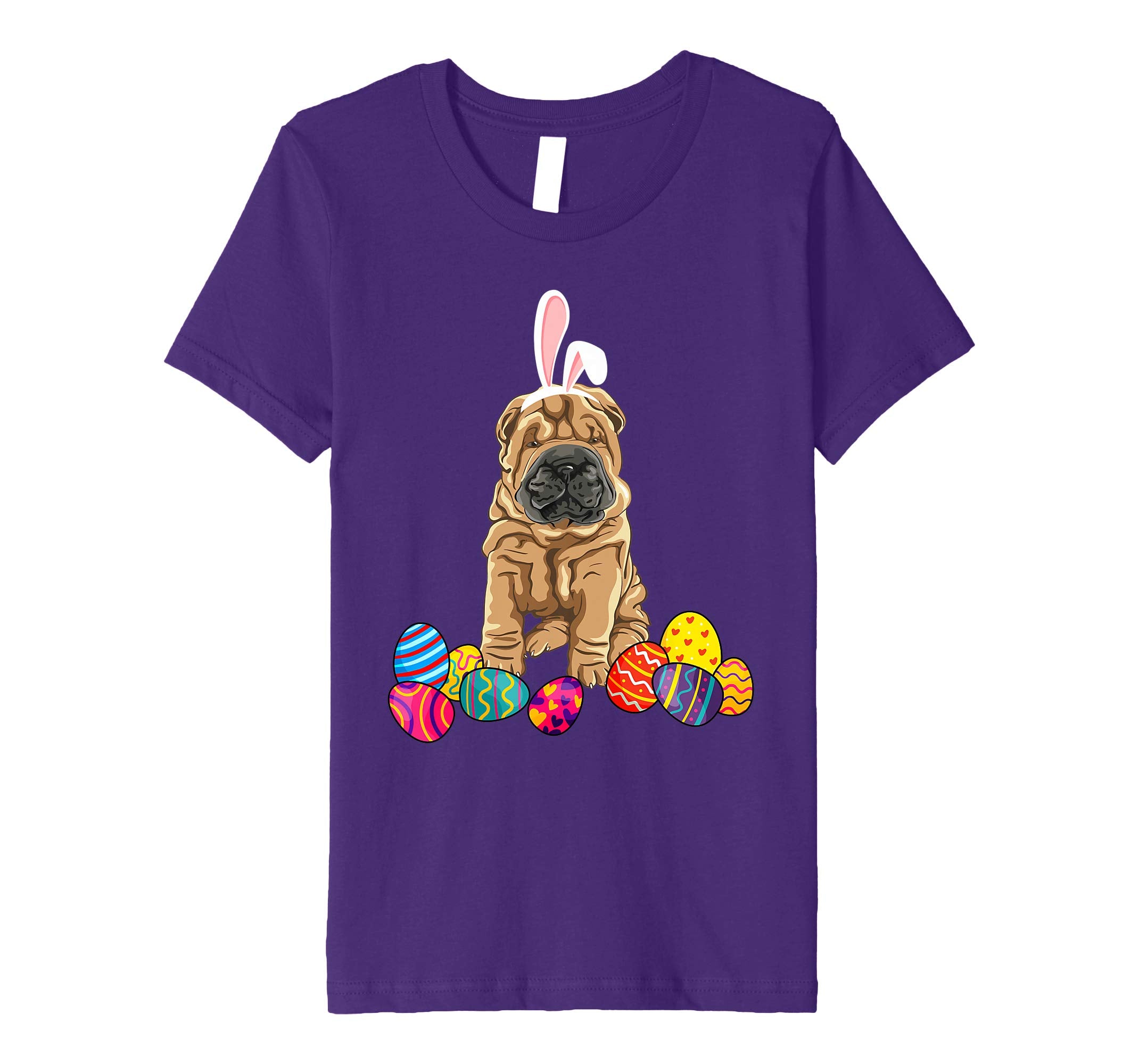 Chinese Shar-Pei Bunny Ear With Egg Easter Easter Day Shirt