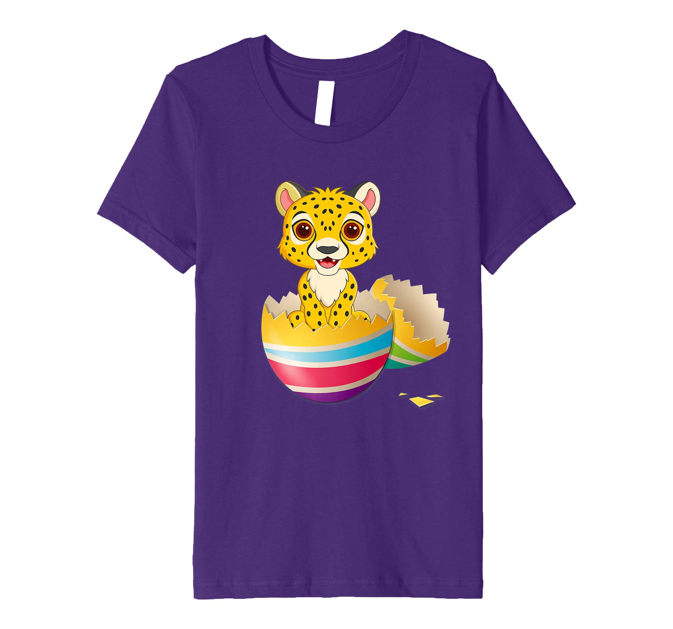 Baby Cheetah Hatching From Easter Egg Easter Day Shirt