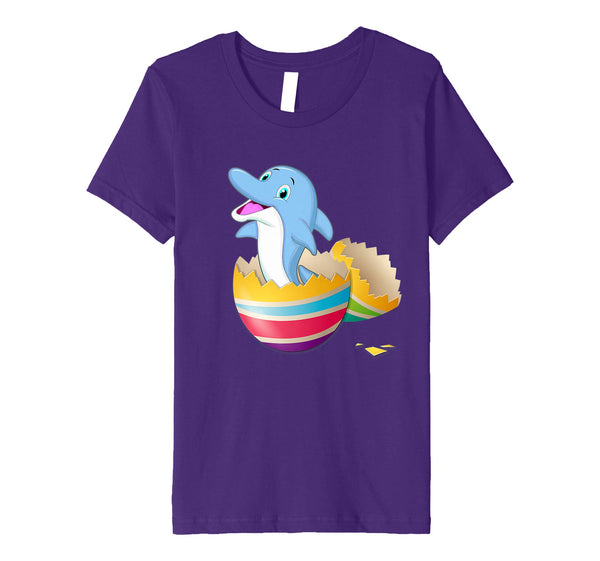 Baby Dolphin Hatching From Easter Egg Easter Day Shirt
