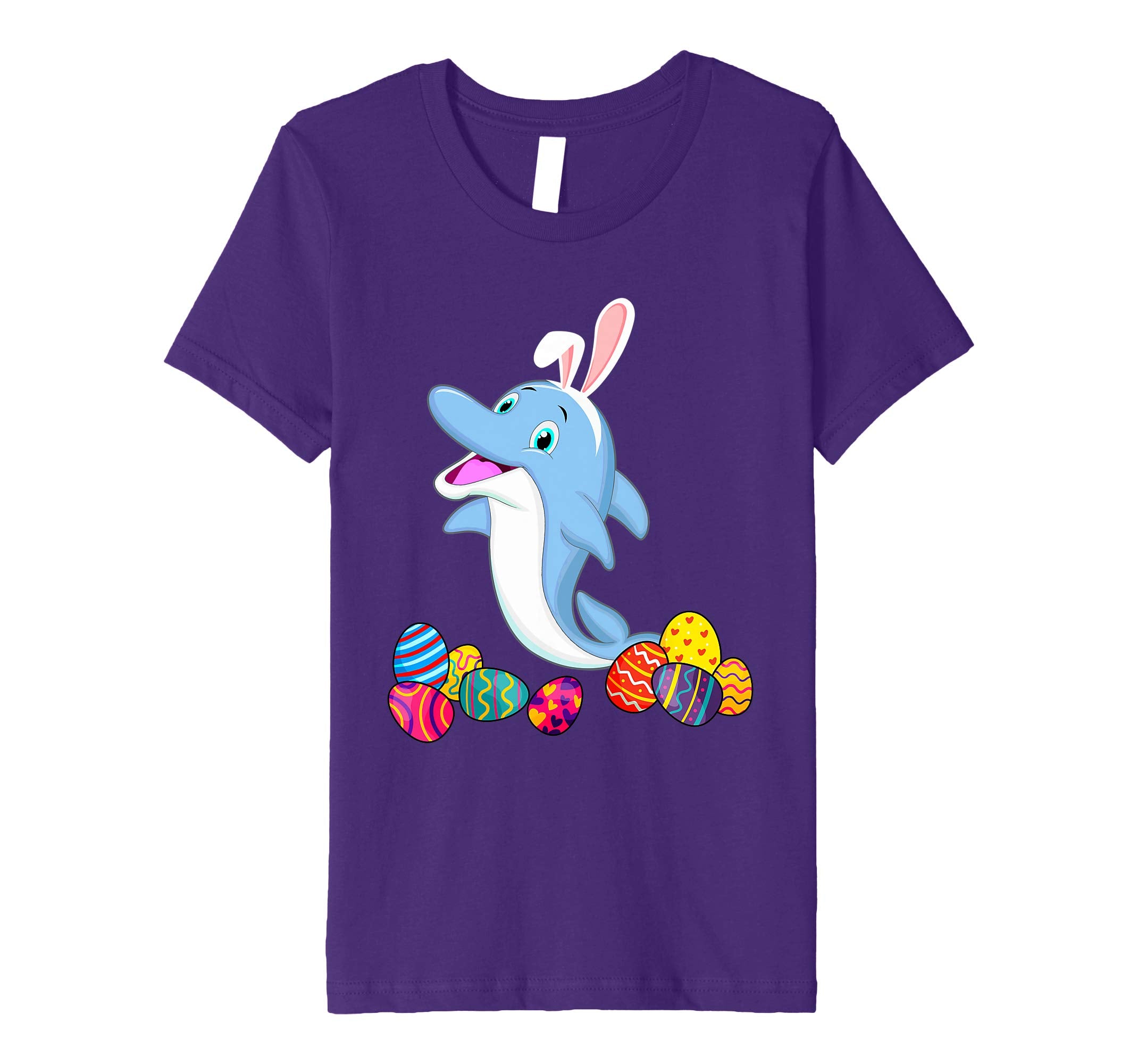 Dolphin Bunny Ear With Egg Easter Easter Day Shirt