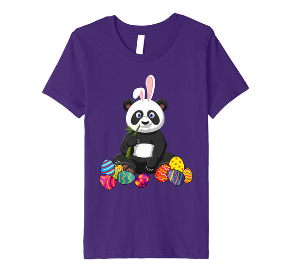 Panda Bunny Ear With Egg Easter Easter Day Shirt