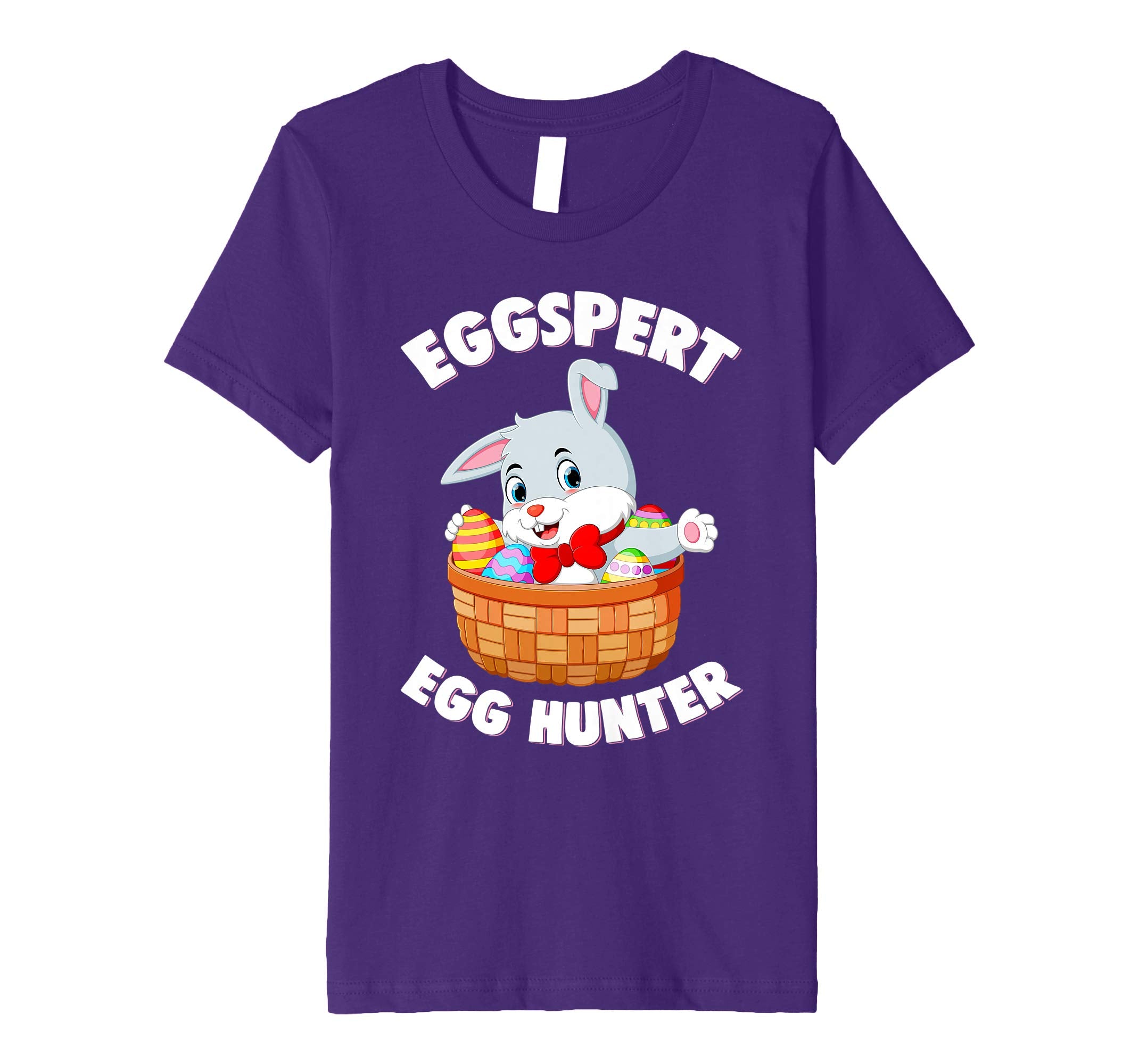 Eggspert Egg Hunter Happy Easter Kids Boys Girls T Shirt