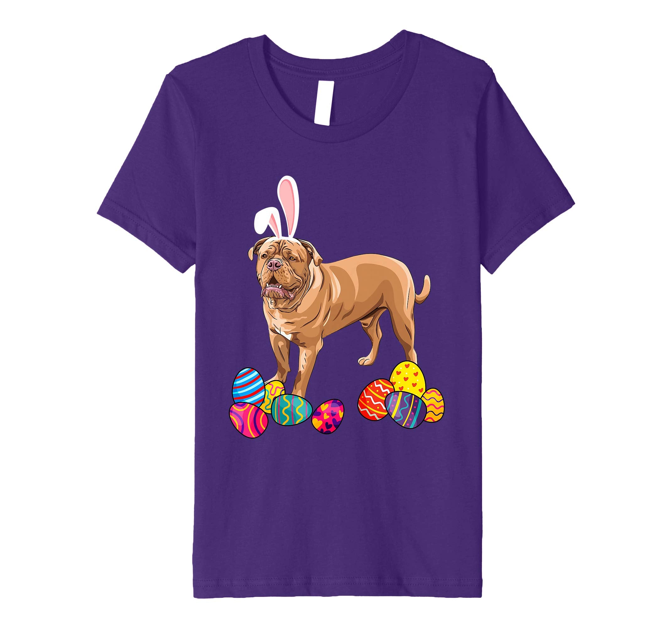 French Mastiff Bunny Ear With Egg Easter Easter Day Shirt