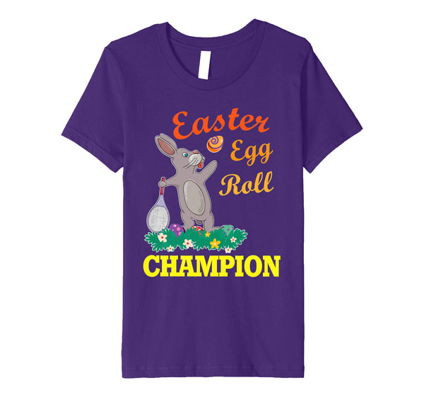 Bunny Rabbit Playing Tennis Easter Egg Roll Champion Shirt